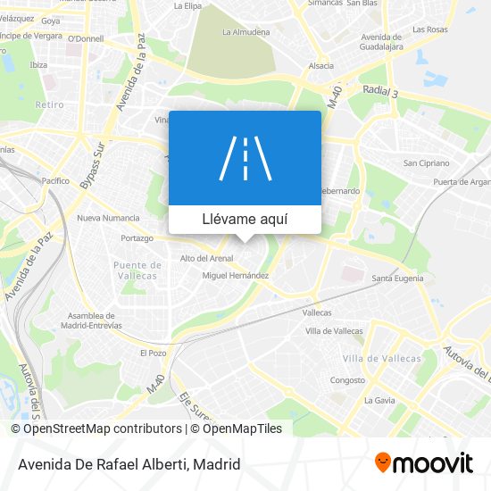 Mapa Avenida De Rafael Alberti