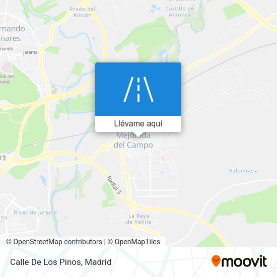 Mapa Calle De Los Pinos