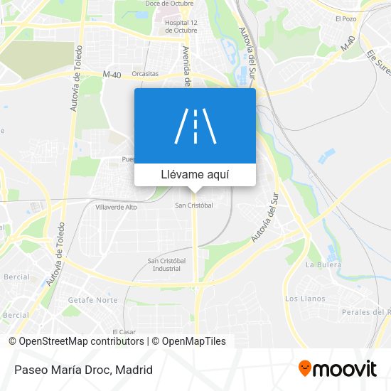 Mapa Paseo María Droc