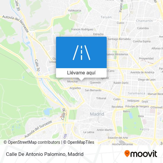 Mapa Calle De Antonio Palomino