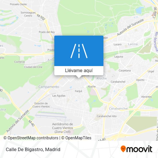 Mapa Calle De Bigastro