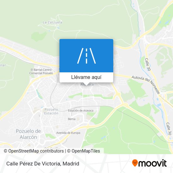 Mapa Calle Pérez De Victoria