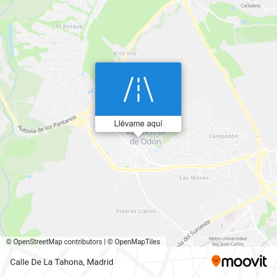 Mapa Calle De La Tahona