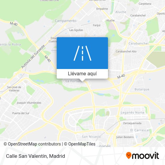 Mapa Calle San Valentín