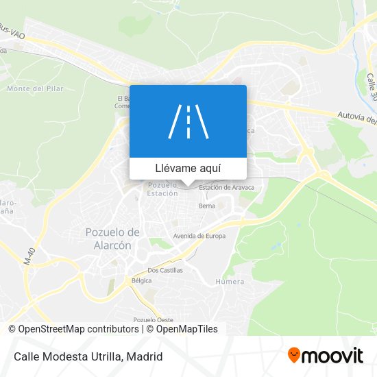 Mapa Calle Modesta Utrilla