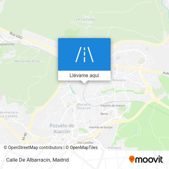 Mapa Calle De Albarracín