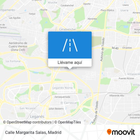 Mapa Calle Margarita Salas