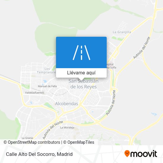 Mapa Calle Alto Del Socorro
