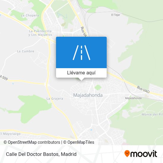 Mapa Calle Del Doctor Bastos