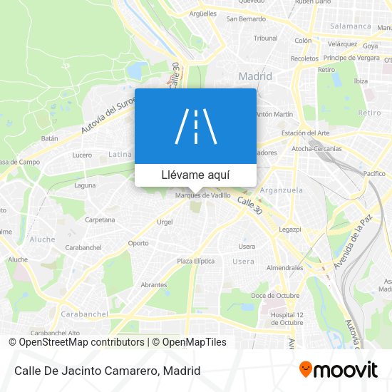 Mapa Calle De Jacinto Camarero