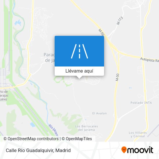 Mapa Calle Río Guadalquivir