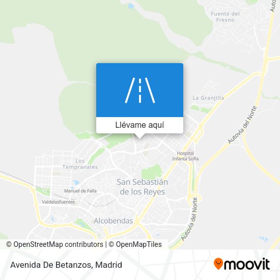 Mapa Avenida De Betanzos
