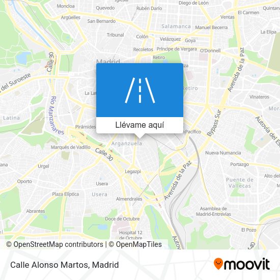 Mapa Calle Alonso Martos