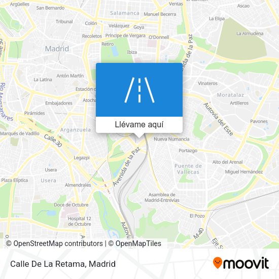 Mapa Calle De La Retama