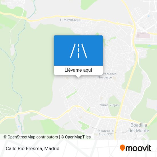 Mapa Calle Río Eresma