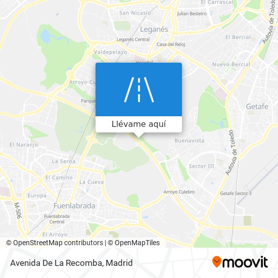 Mapa Avenida De La Recomba