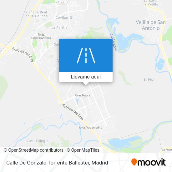 Mapa Calle De Gonzalo Torrente Ballester