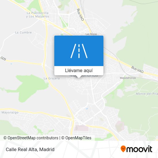 Mapa Calle Real Alta