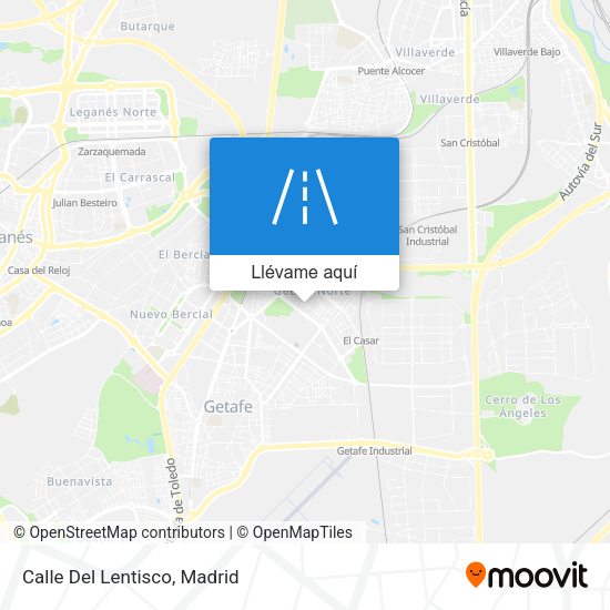 Mapa Calle Del Lentisco