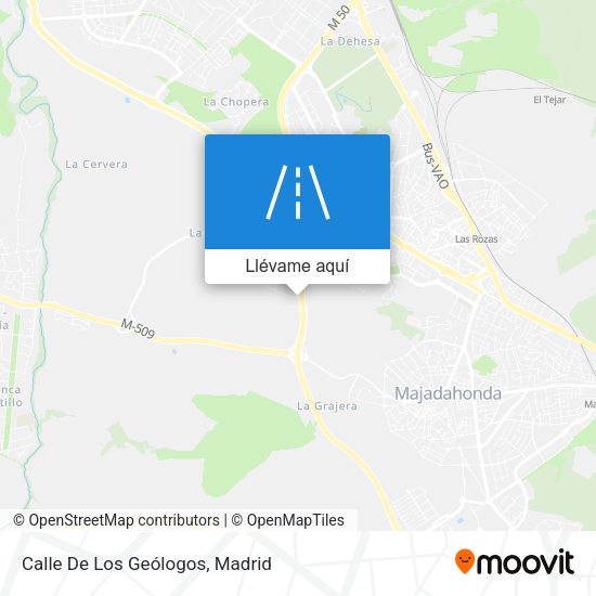 Mapa Calle De Los Geólogos