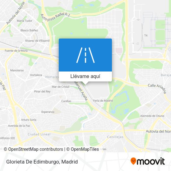 Mapa Glorieta De Edimburgo
