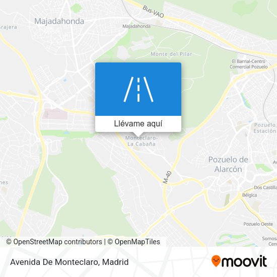 Mapa Avenida De Monteclaro