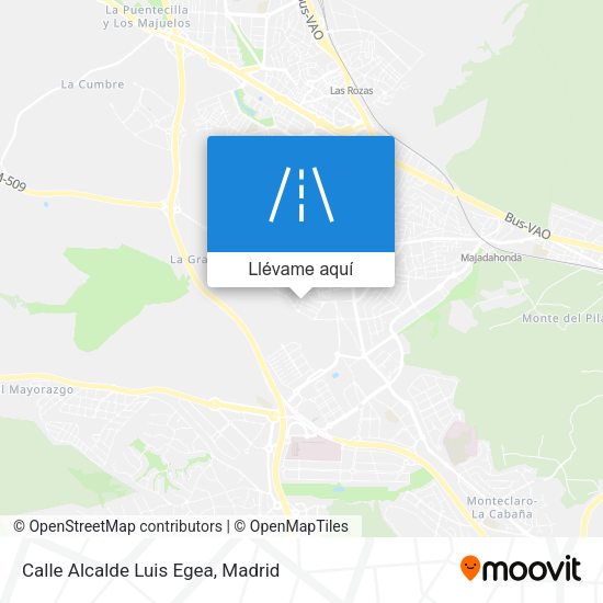 Mapa Calle Alcalde Luis Egea