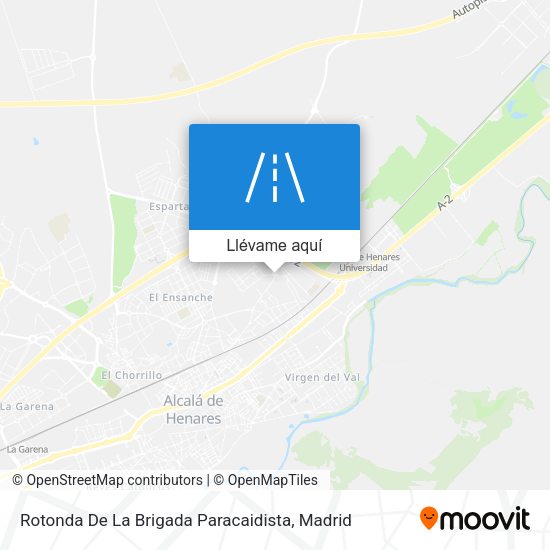 Mapa Rotonda De La Brigada Paracaidista