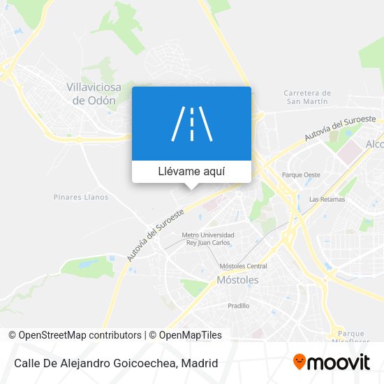 Mapa Calle De Alejandro Goicoechea