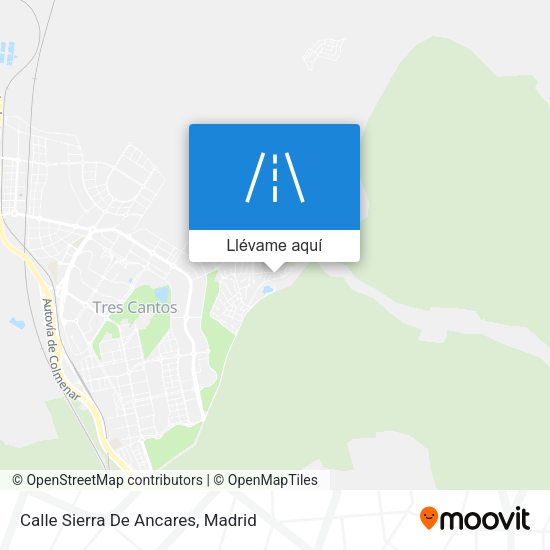 Mapa Calle Sierra De Ancares