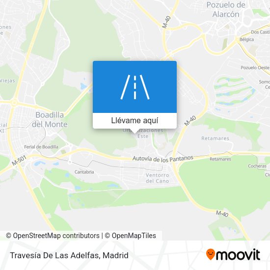 Mapa Travesía De Las Adelfas