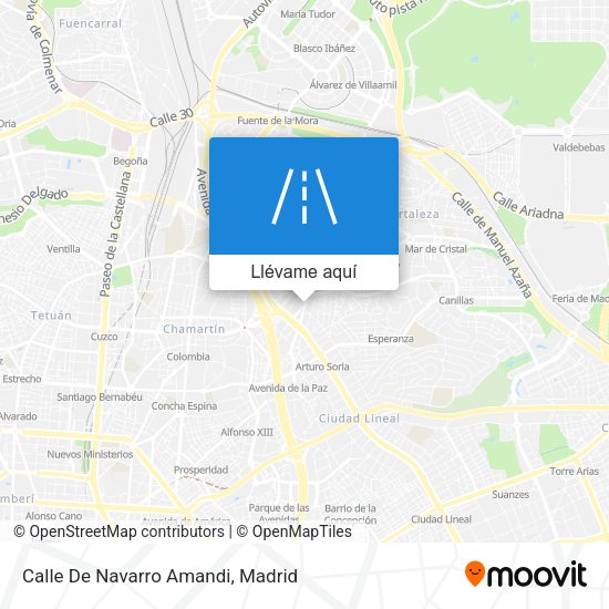 Mapa Calle De Navarro Amandi