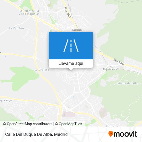 Mapa Calle Del Duque De Alba