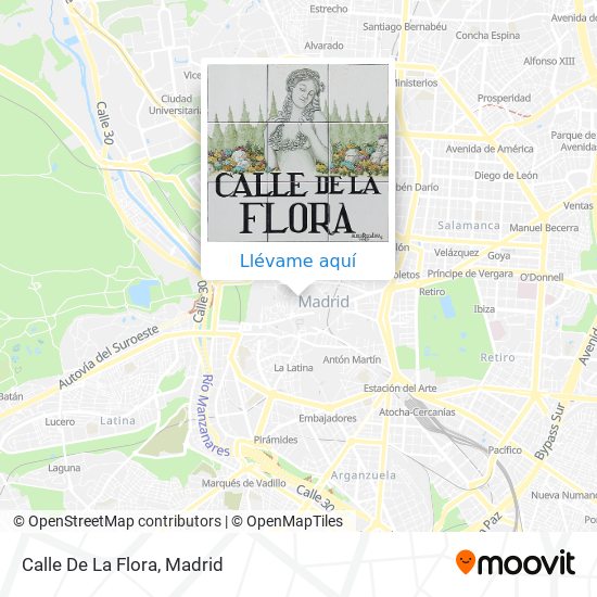 Mapa Calle De La Flora