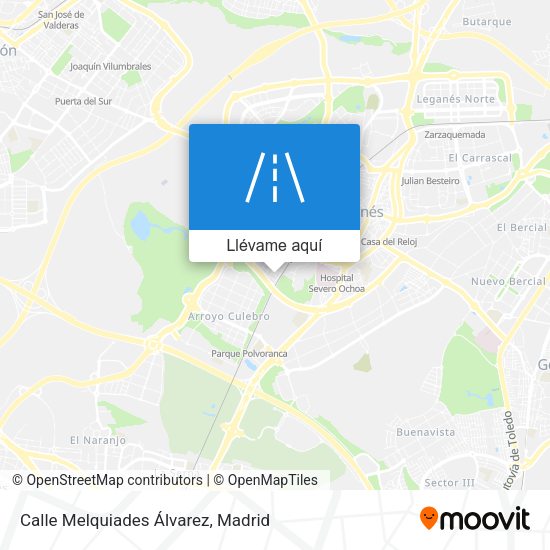 Mapa Calle Melquiades Álvarez