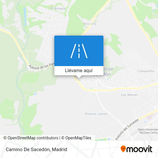 Mapa Camino De Sacedón