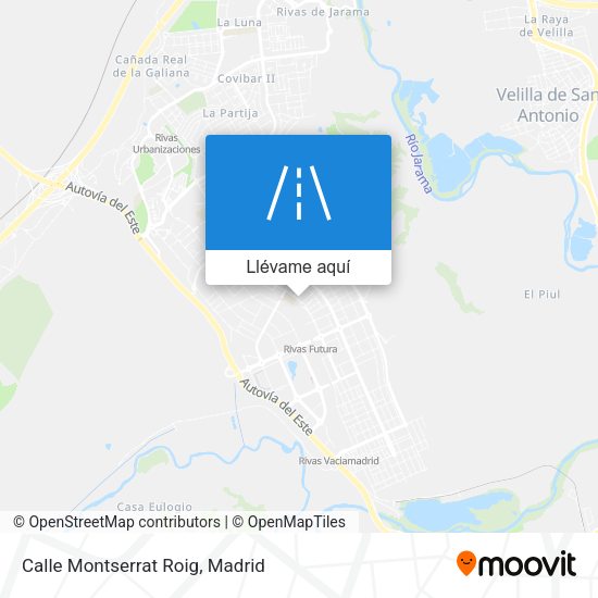 Mapa Calle Montserrat Roig
