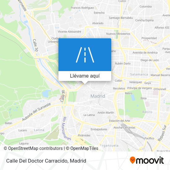 Mapa Calle Del Doctor Carracido
