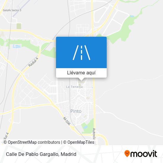 Mapa Calle De Pablo Gargallo
