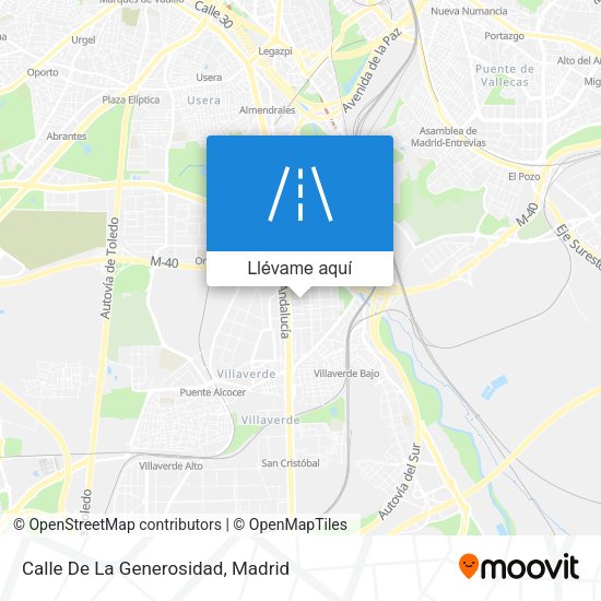 Mapa Calle De La Generosidad
