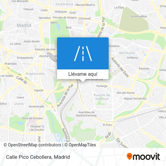 Mapa Calle Pico Cebollera