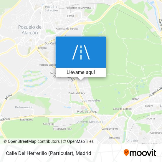 Mapa Calle Del Herrerillo (Particular)