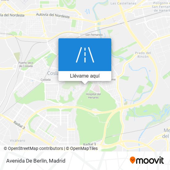 Mapa Avenida De Berlín
