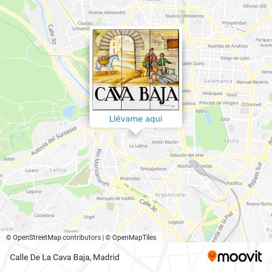 Mapa Calle De La Cava Baja