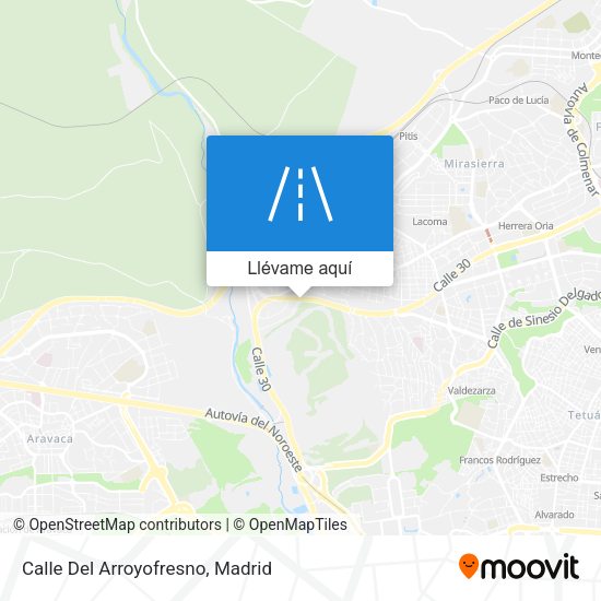 Mapa Calle Del Arroyofresno