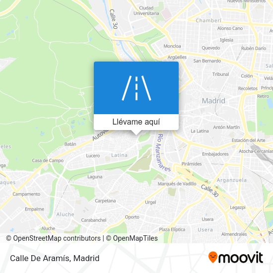Mapa Calle De Aramís