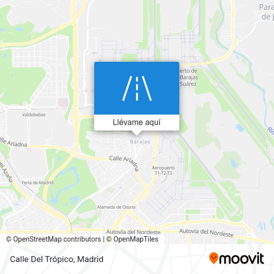 Mapa Calle Del Trópico