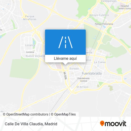 Mapa Calle De Villa Claudia