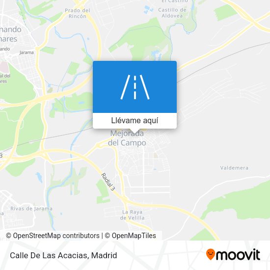 Mapa Calle De Las Acacias
