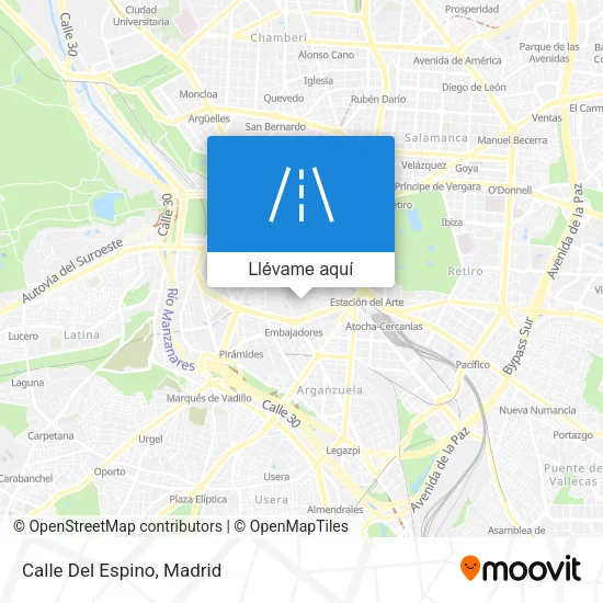 Mapa Calle Del Espino